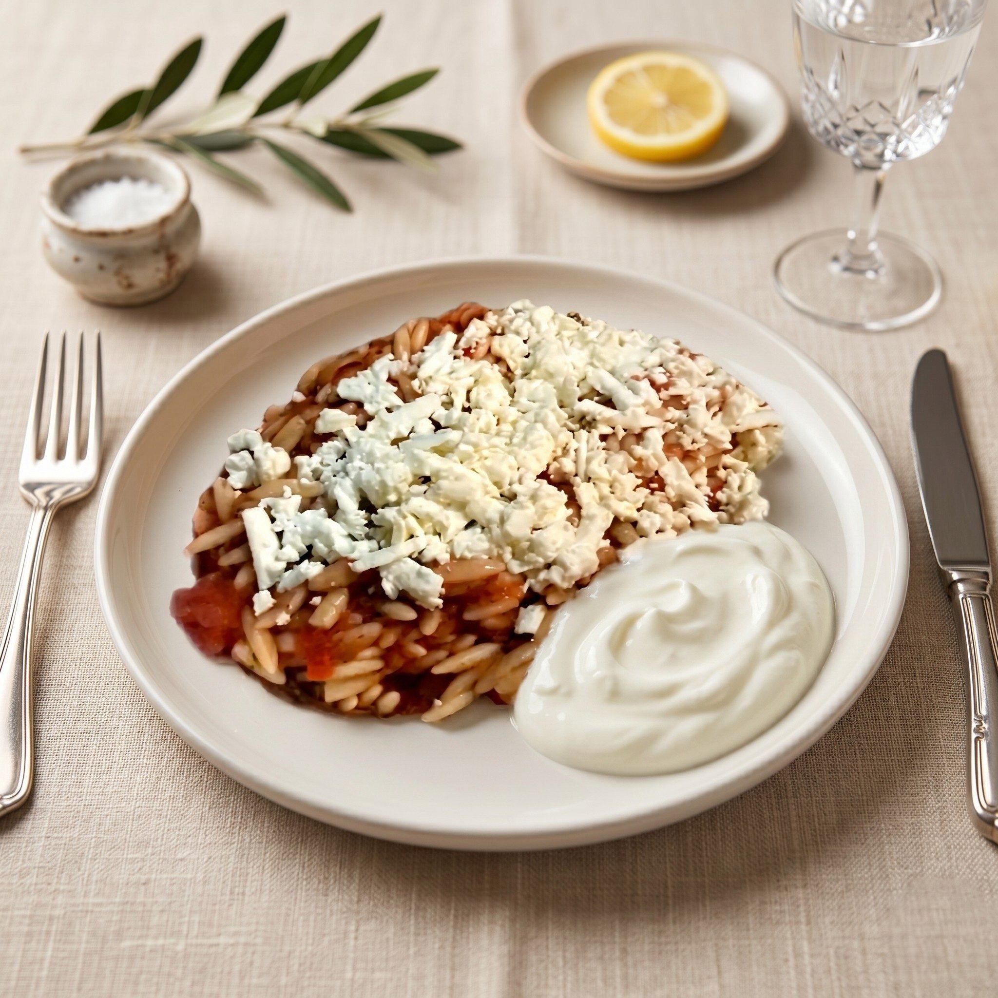 Beef Orzo.